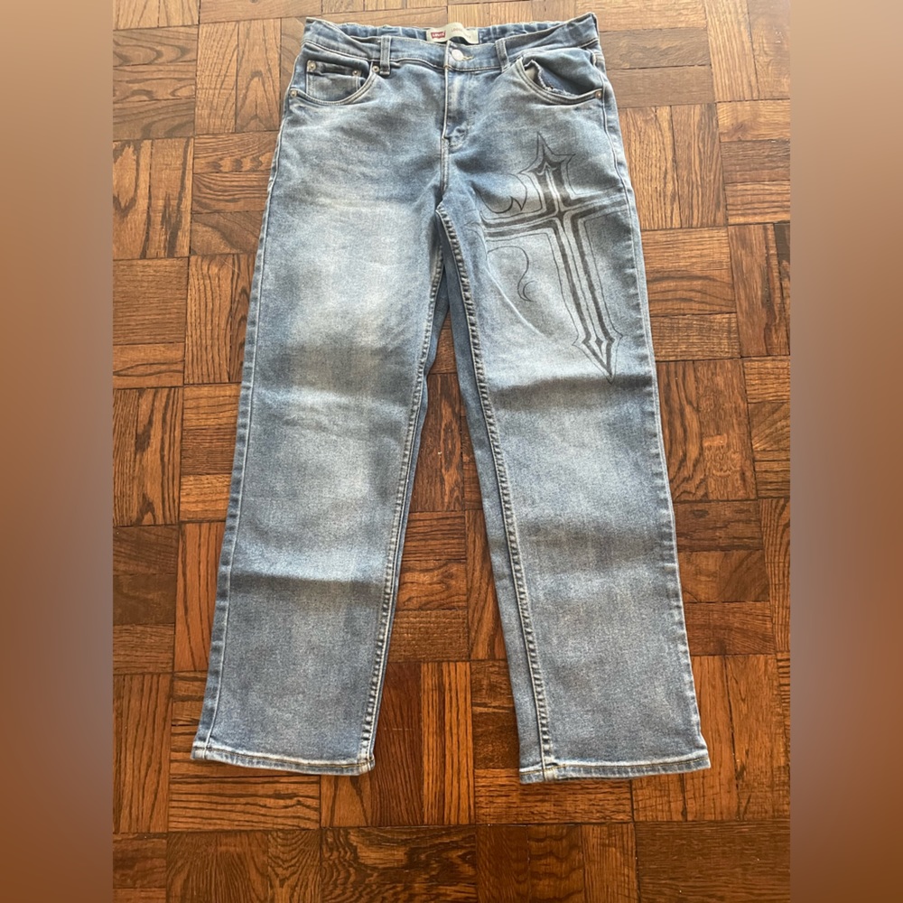 custom levi loose taper jeans